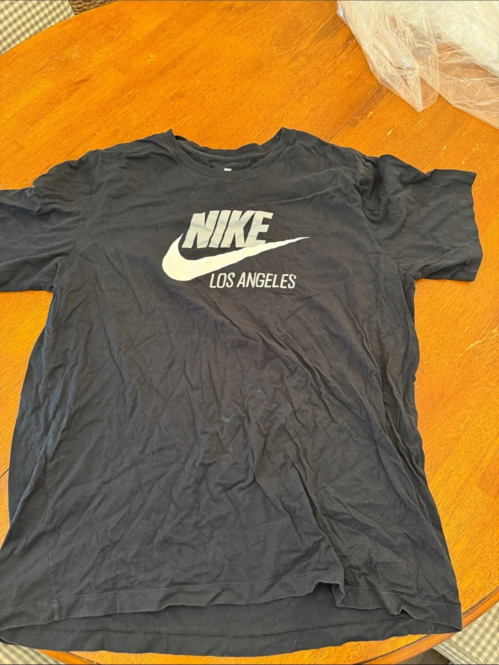 Nike Black Short Sleeve Los Angeles Logo Tee xl